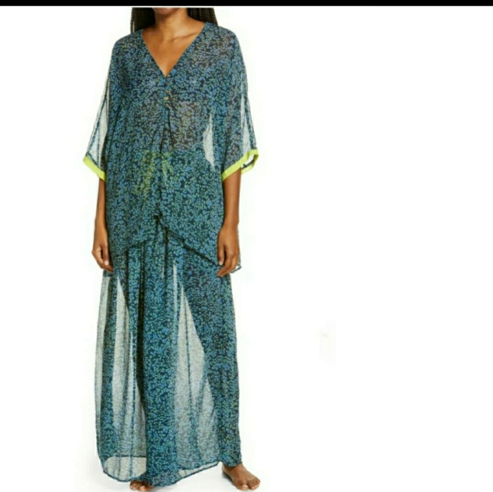 - 💯%Free people Printed High-Low CoverupTo - Picture 5 of 6